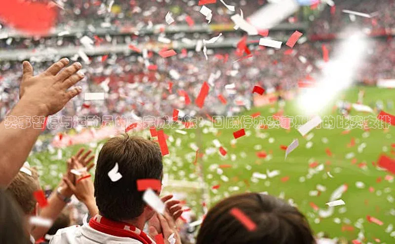 赛事暂停与运动员的未完成之旅：回顾停办赛事期间的比赛安排